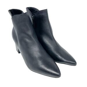 Cole Haan Women's Elyse Black Leather Booties Size 9.5B